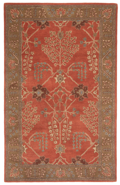 Jaipur Living Chambery PM51 Floral Orange Hand Tufted Area Rugs