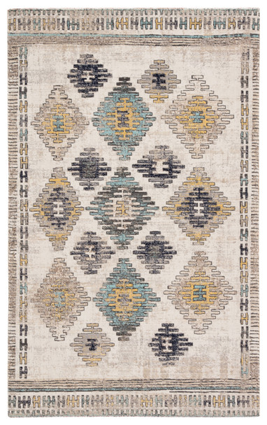 Jaipur Living Dez POL17 Tribal Blue Power Loomed Area Rugs