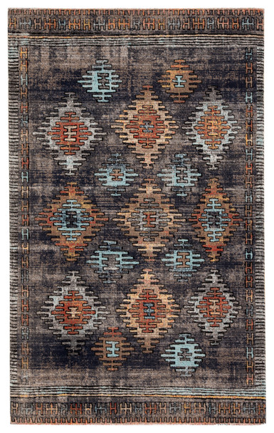 Jaipur Living Dez POL18 Tribal Blue Power Loomed Area Rugs