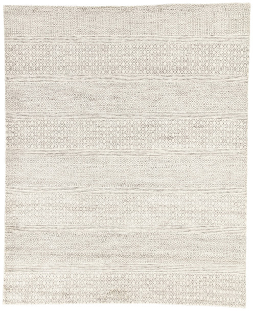 Jaipur Living Neema RIZ02 Geometric Ivory Hand Knotted Area Rugs