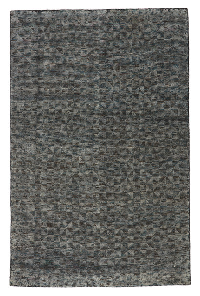 Jaipur Living Zaid RIZ06 Geometric Gray Hand Knotted Area Rugs