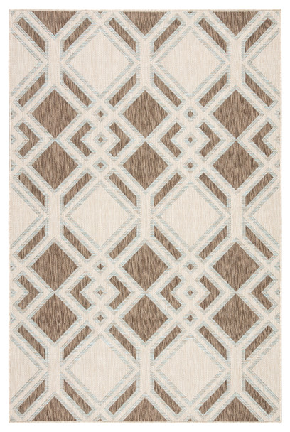 Jaipur Living Samba DNC19 Trellis Brown Power Loomed - 5'3"x7'6" Rectangle Area Rug