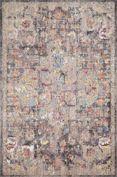 Loloi Medusa Med-06 Charcoal / Fiesta Power Loomed Area Rugs