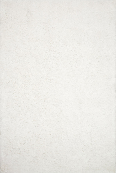 Loloi II Mila Shag Mil-01 White Hand Tufted Area Rugs