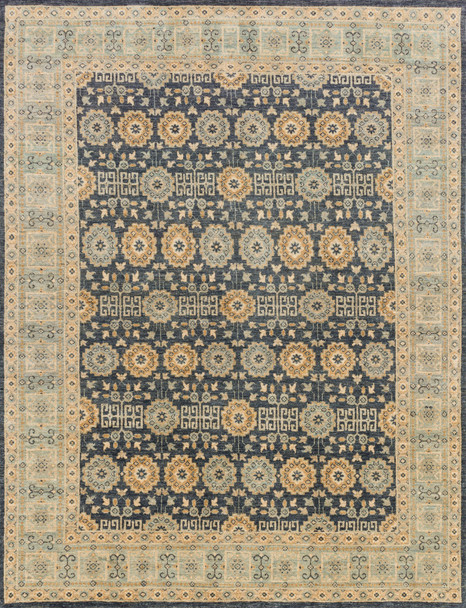 Loloi Majestic Mm-10 Indigo / Lt. Blue Hand Knotted Area Rugs