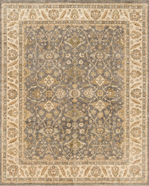 Loloi Majestic Mm-12 Grey / Ivory Hand Knotted Area Rugs