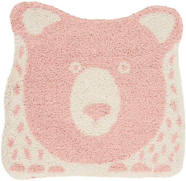 Nourison Hudson Ds100 Pink Area Rug - 4' Free Form