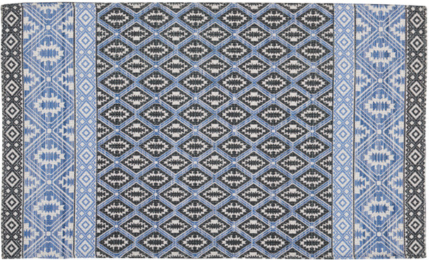 Nourison Darien Dar05 Blue Area Rug - 2'3" X 3'9" Rectangle