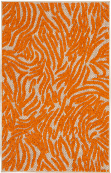 Nourison Aloha Alh04 Orange Area Rugs