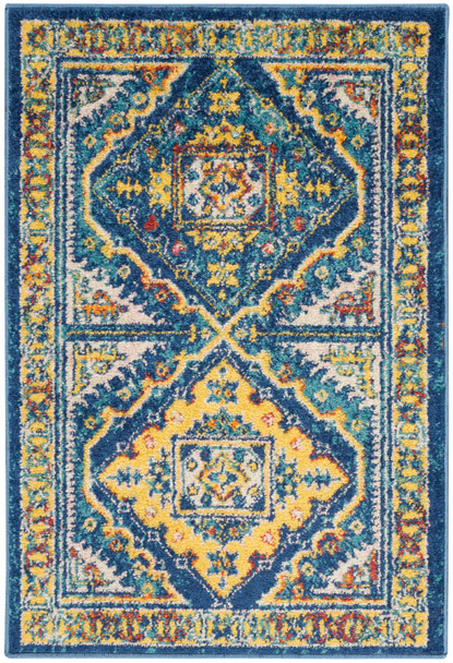 Nourison Allur Alr02 Navy Multicolor Area Rugs