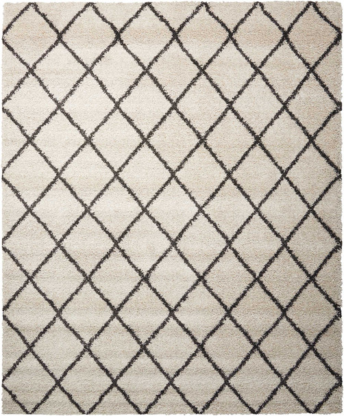 Nourison Brisbane Bri08 Ivory/charcoal Area Rugs