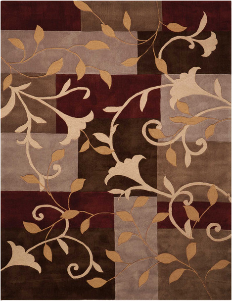 Nourison Contour Con01 Mocha Area Rugs