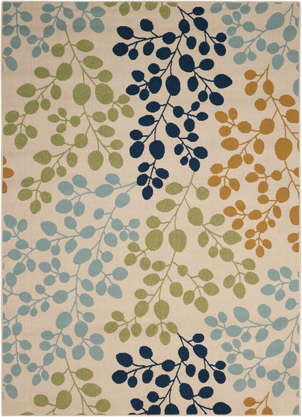 Nourison Caribbean Crb01 Ivory Area Rugs