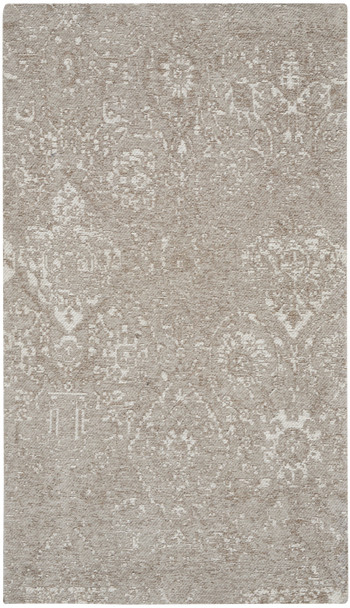 Nourison Damask Das06 Lt Grey Area Rugs