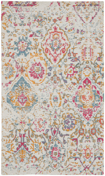 Nourison Damask Das06 Multicolor Area Rugs