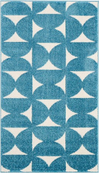 Nourison Harper Ds301 Blue Area Rugs