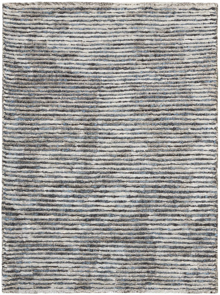 Nourison Ellora Ell03 Slate Area Rugs