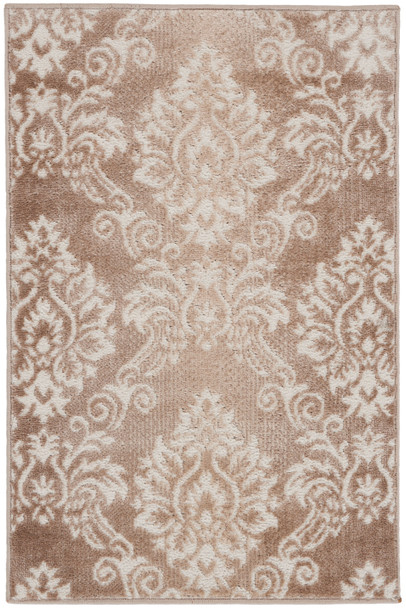 Nourison Elation Etn03 Ivory Mocha Area Rugs