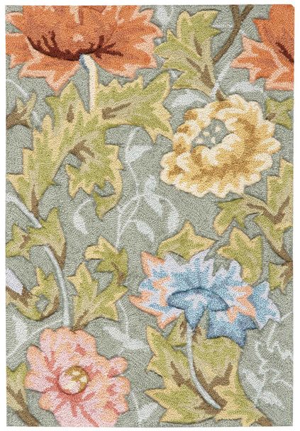 Nourison Fantasy Fa22 Slate Area Rugs