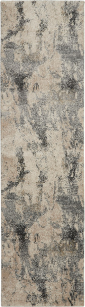 Nourison Fusion Fss16 Cream Grey Area Rugs