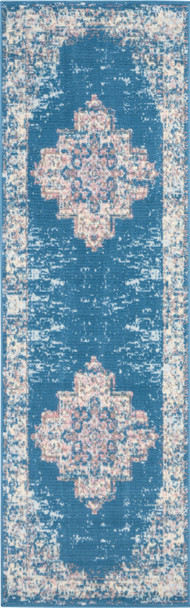 Nourison Grafix Grf14 Blue Area Rugs