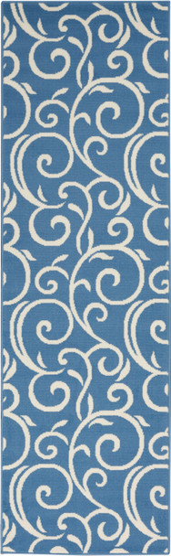 Nourison Grafix Grf19 Blue Area Rugs