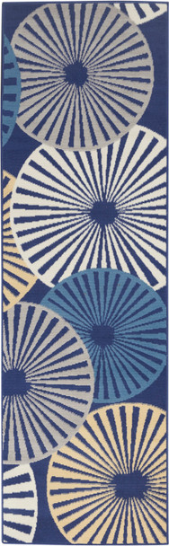 Nourison Grafix Grf20 Navy Area Rugs