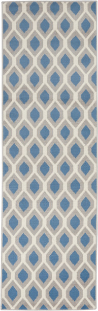 Nourison Grafix Grf22 Blue Area Rugs