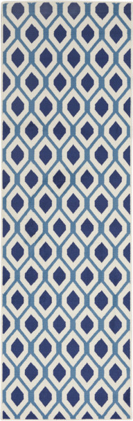 Nourison Grafix Grf22 White/navy Area Rugs