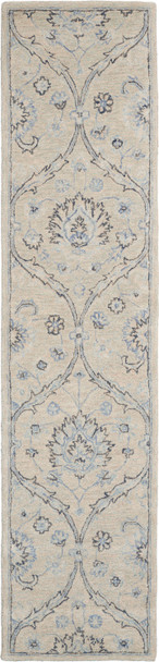 Nourison Jazmine Jaz03 Ivory/blue Area Rugs