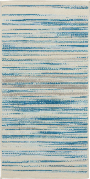 Nourison Jubilant Jub04 Blue Area Rugs