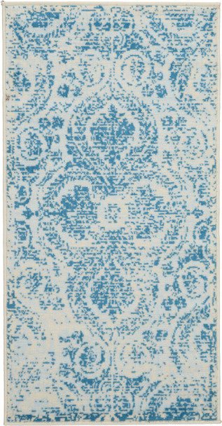 Nourison Jubilant Jub05 Blue Area Rugs