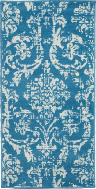 Nourison Jubilant Jub09 Blue Area Rugs