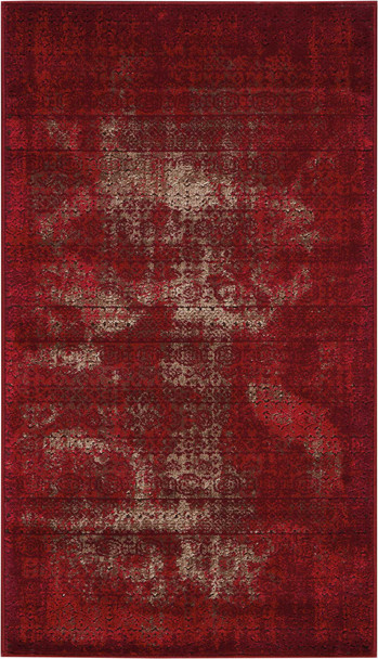 Nourison Karma Krm01 Red Area Rugs