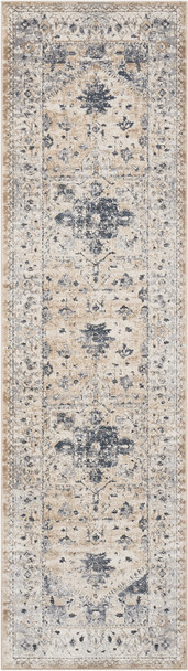 kathy ireland Home Malta Mai02 Beige/blue Area Rugs