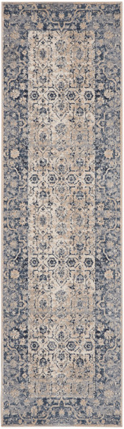 kathy ireland Home Malta Mai04 Ivory/blue Area Rugs