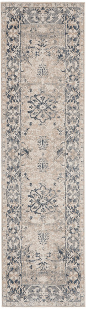 kathy ireland Home Malta Mai05 Ivory/blue Area Rugs