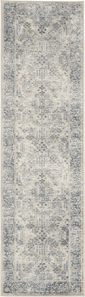 kathy ireland Home Malta Mai12 Ivory/blue Area Rugs