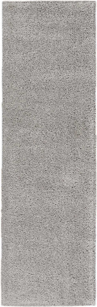 Nourison Malibu Shag Msg01 Silver Grey Area Rugs