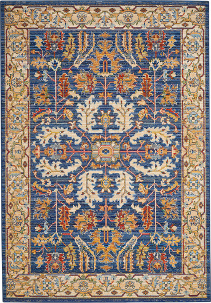 Nourison Majestic Mst02 Denim Blue Area Rugs