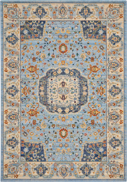 Nourison Majestic Mst03 Light Blue Area Rugs