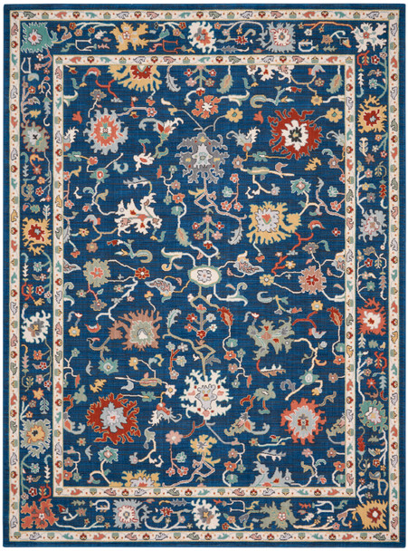 Nourison Parisa Psa03 Denim Area Rugs