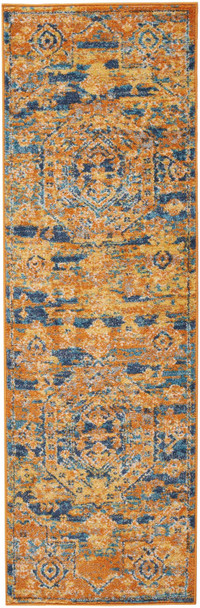 Nourison Passion Psn07 Teal/sun Area Rugs