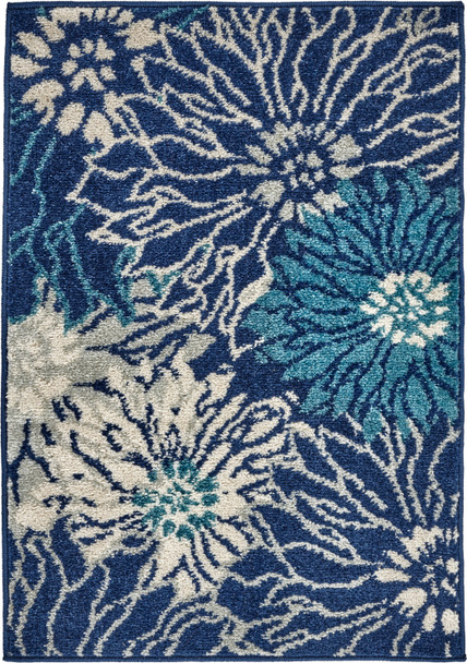 Nourison Passion Psn17 Navy/ivory Area Rugs