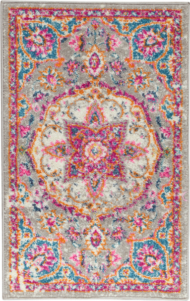 Nourison Passion Psn22 Grey/multi Area Rugs