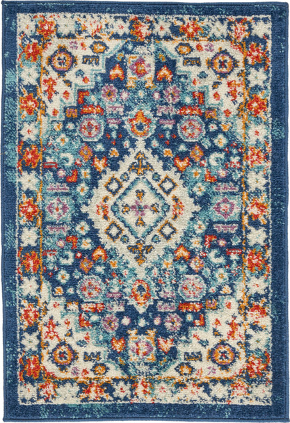 Nourison Passion Psn29 Blue/multicolor Area Rugs