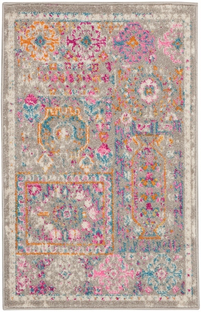 Nourison Passion Psn37 Grey/multi Area Rugs