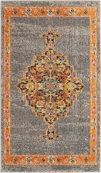 Nourison Passionate Pst01 Grey Area Rugs