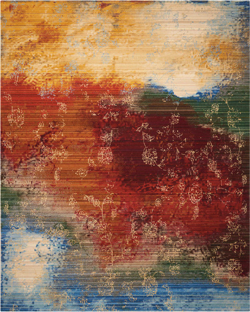 Nourison Rhapsody Rh016 Autumn Area Rugs