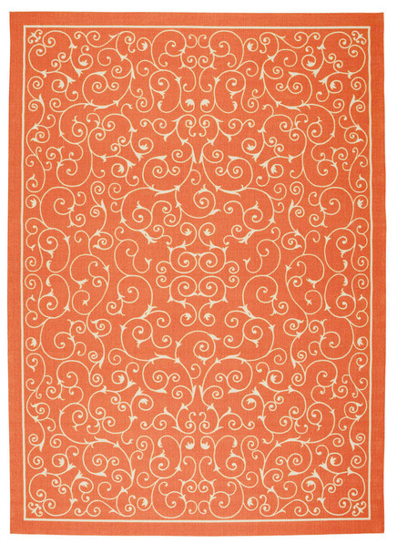 Nourison Home & Garden Rs019 Orange Area Rugs